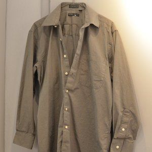 Mark Shale olive oxford dress shirt